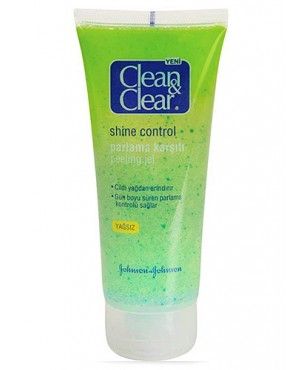 Clean&Clear Shine Control Parlama Karşıtı Peeling Jel 100 ml