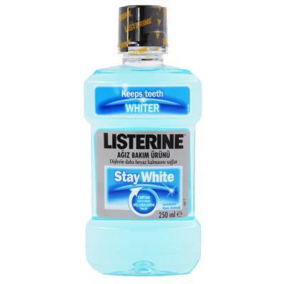 Listerine Stay White Ağız Bakım Ürünü Serinletici Nane 250 ml