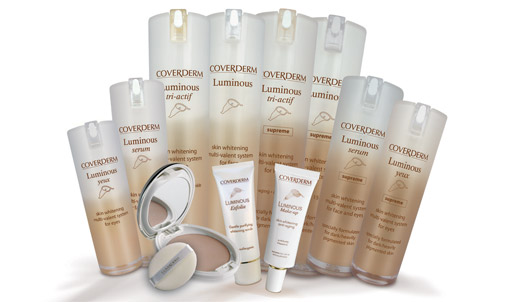 Coverderm Luminous Skin Whitening Compact Powder :