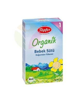 Töpfer 1 Organik Bebek Sütü 400 gr.