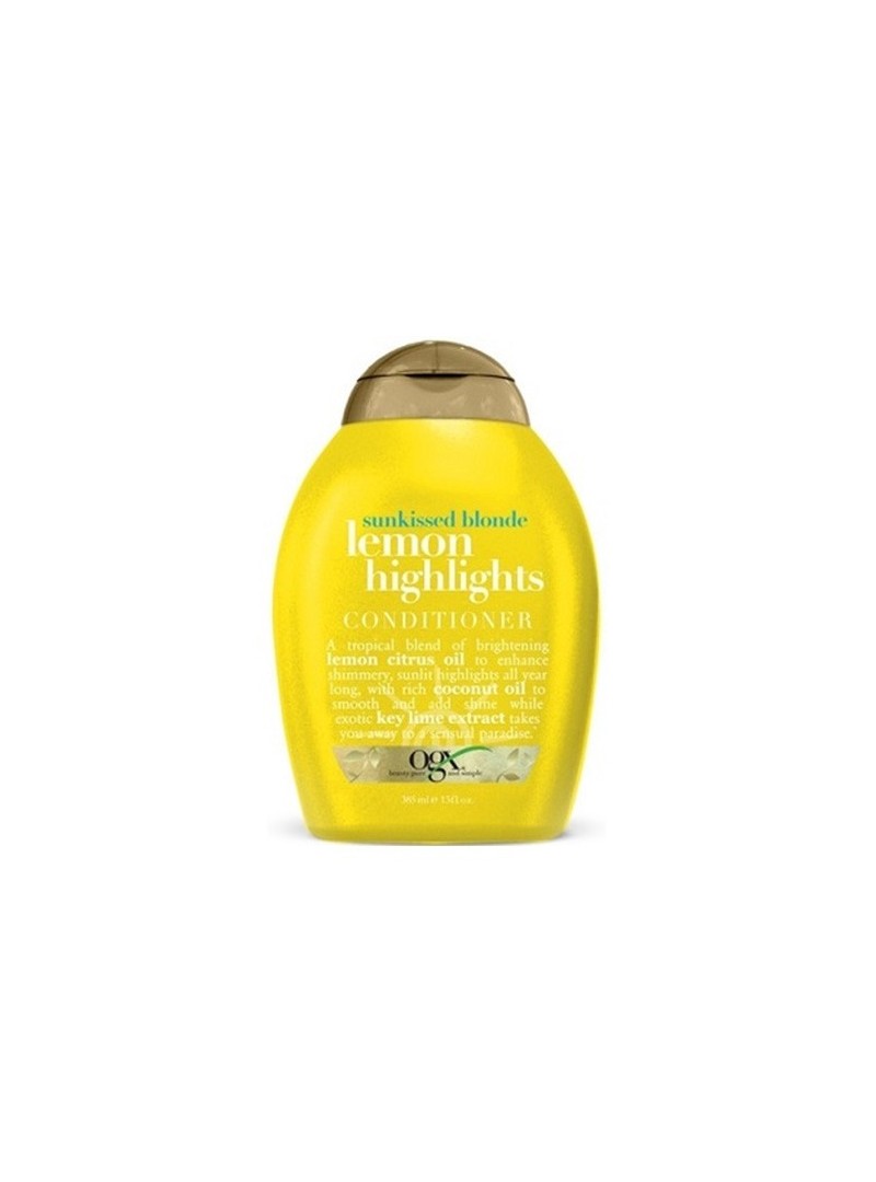 Organix Lemon Highlights Conditioner 385 ml Sarı Saçlar İçin Saç Bakım Kremi