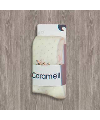 Caramell Benekli Külotlu Çorap 