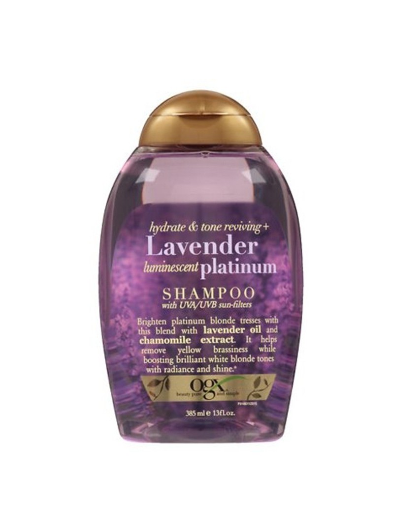 Organix Lavender Luminescent Platinum Shampoo 385ml