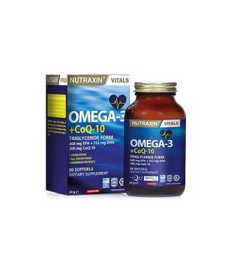 Nutraxin Omega 3 + CoQ-10 60 Kapsül