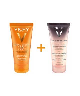 Vichy Ideal Soleil Velvety Cream  Normal Ve Kuru Ciltler İçin  Güneş Kremi Spf 50+ 50 ml