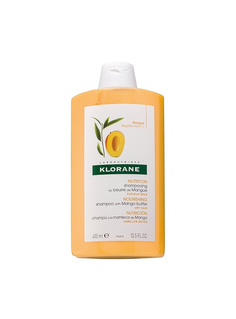 Klorane Mango Yağı İçeren Kuru, Boyalı ve Yıpranmış Saçlar İçin Bakım Şampuanı 400ml + 100 ml Klorane Mango HEDİYE