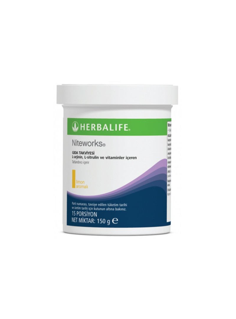 Herbalife Niteworks L-Arjinin ve Vitamin İçeren Limon Aromalı Takviye Edici Gıda 150g