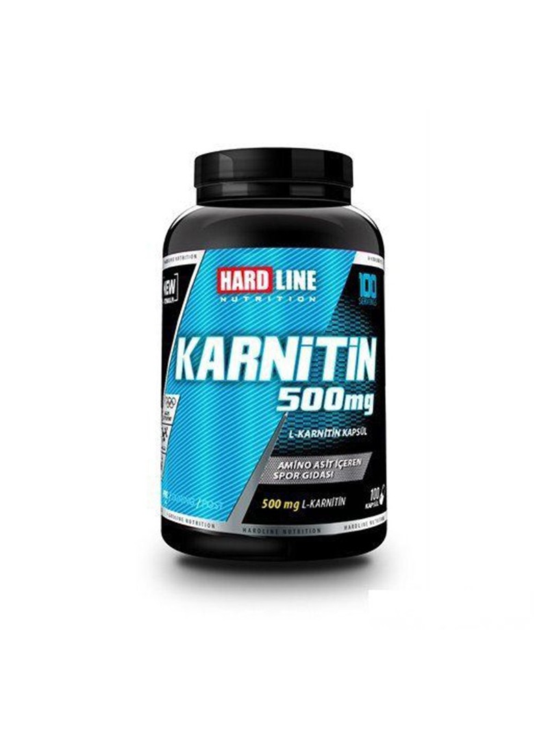  Hardline Nutrition L-Carnitine 500 mg - 100 Kapsül