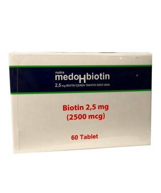 MedoHbiotin 2,5mg 60 Tablet
