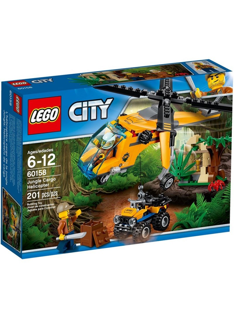 Lego City Orman Kargo Helikopteri 60158 Turuncu