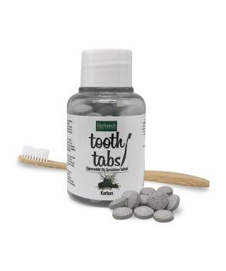 Herbatech Çiğnenebilir Diş Temizleme Tableti (Karbon) 90 Tablet