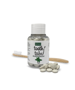 Herbatech Tooth Tabs Çiğnenebilir Diş Temizleme Tableti Nane Aromalı 90 Adet