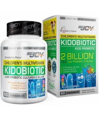 Bigjoy Vitamins Kidobiotic Kids Probiotic 60 Çiğneme Tableti