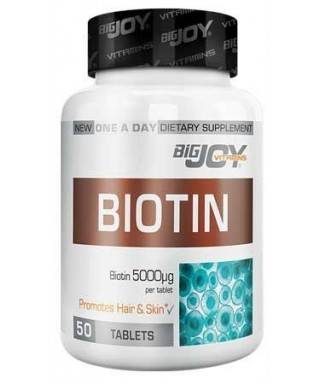 Bigjoy Vitamins Biotin 5000mcg 50 Tablet