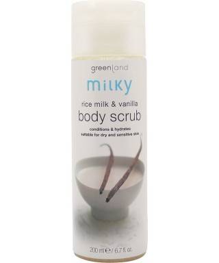 Greenland Body Scrub Rice Milk - Vanilla 200 ml