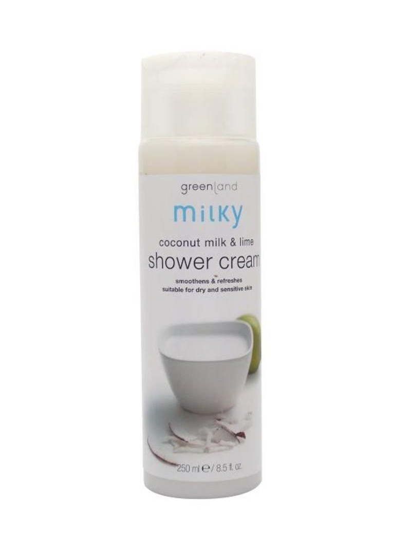 Greenland Milky Shower Cream Rice Milk - Vanilla 250 ml