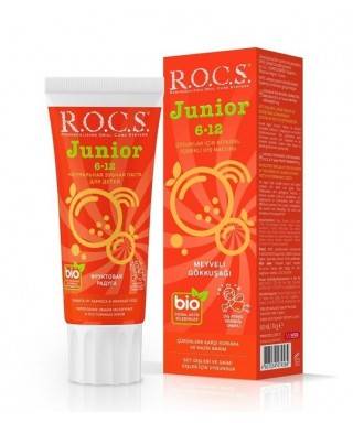 Rocs Junior 6-12 Yaş Meyveli Gökkuşağı Diş Macunu 60 ml