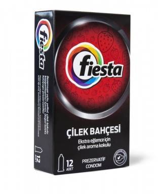 Fiesta Strawberry Prezervatif 12 Adet
