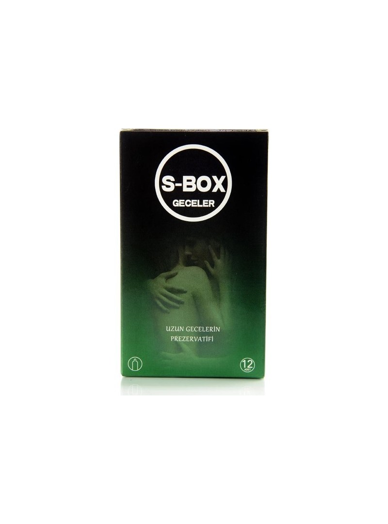 S-BOX Prezervatif Uzun Geceler Özel Kayganştırıcılı 12 adet