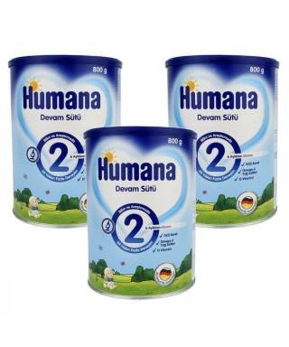 Humana Devam Sütü 2 800 gr (3lü Avantaj Paketi)