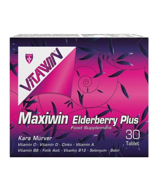 Vitawin Maxiwin Elderberry (Kara Mürver ) Plus 30 Tablet