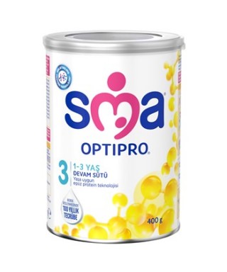 SMA OPTIPRO 3 400 gr 1-3 Yaş Devam Sütü