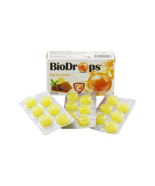 BioDrops Bal & Limon 18 Pastil