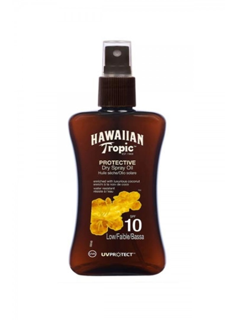 Hawaiian Tropic Protective Dry Oil Spray Spf10 200 ml