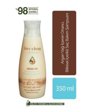 Live Clean Argan Oil Shampoo 350 ml