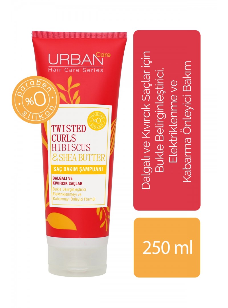 Urban Care Twisted Curls Hibiscus and Shea Butter Saç Bakım Şampuanı 250 ml