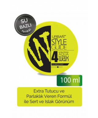 Urban Care Style Guide Aqua Wax ( 4 ) Islak & Sert 100 ml