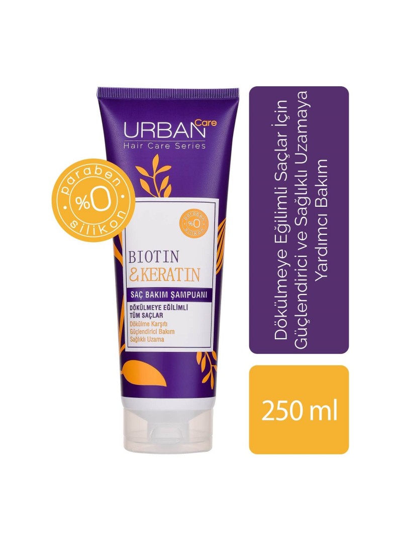 Urban Care Biotin & Keratin Dökülme Karşıtı Saç Bakım Şampuanı 250 ml