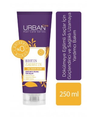 Urban Care Biotin & Keratin Dökülme Karşıtı Saç Bakım Kremi 250 ml