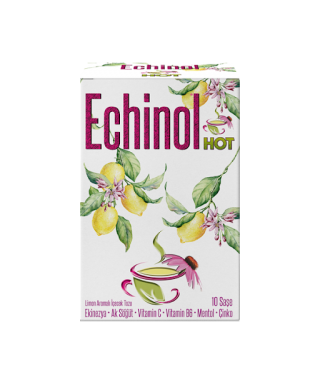 Echinol Hot Limon Aromalı Toz İçecek 10 Saşe