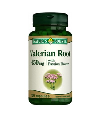 Nature's Bounty Valerian Root 450mg 100 Kapsül