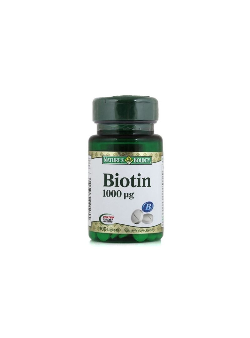 Nature's Bounty Biotin 1000mg 100 Tablet
