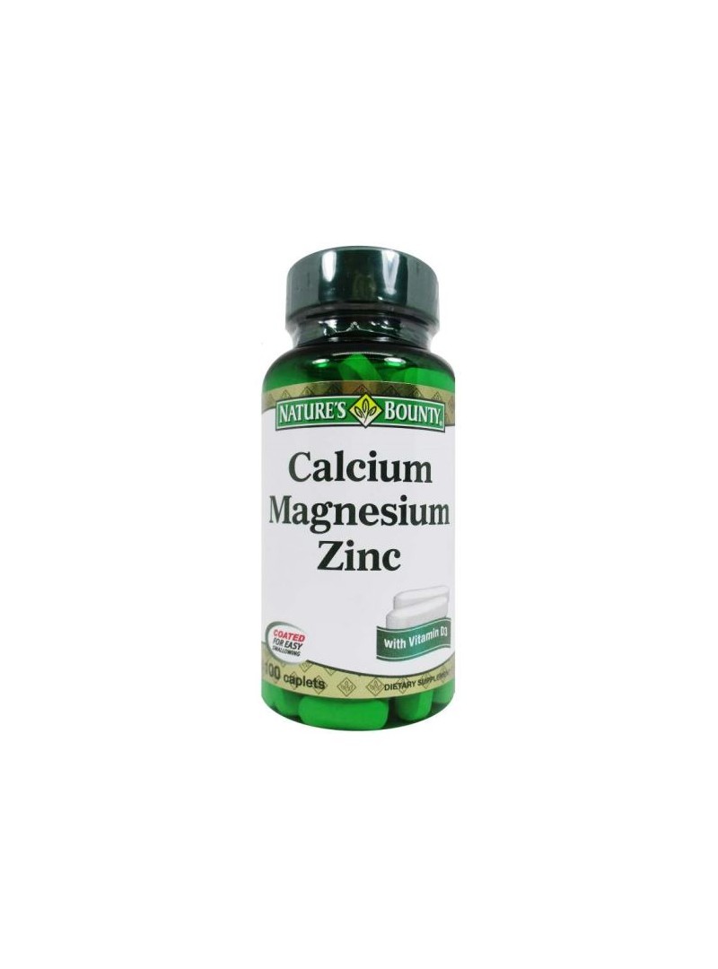 Nature's Bounty Calcium Magnesium Zinc 100 Kaplet