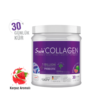 Suda Collagen + Probiyotik Karpuz Aromalı  Toz Kutu 300gr