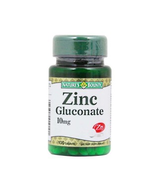 Nature's Bounty Zinc Gluconate 10mg 100 Tablet