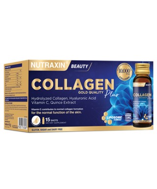 Nutraxin Beauty Collagen Plus Gold Takviye Edici Gıda 15 x 50 ml - Karpuz Aromalı