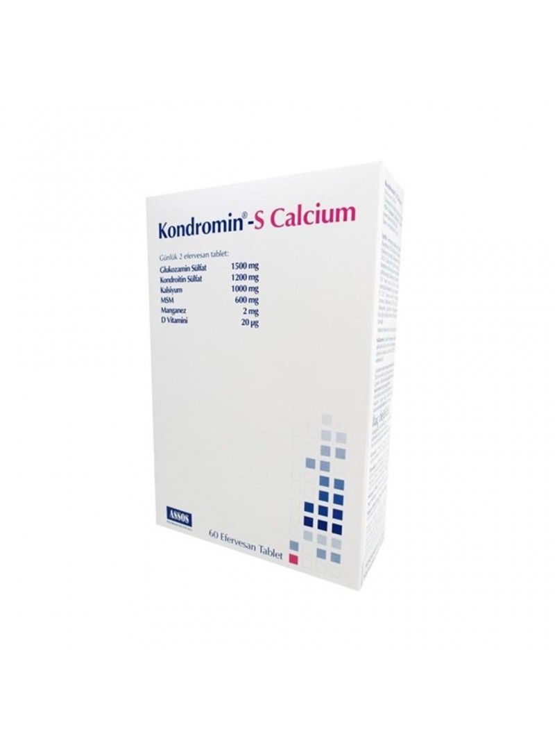Kondromin-S Kalsiyum Efervesan Tablet 60 Tablet