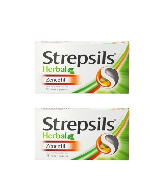 Strepsils Herbal Zencefil 16 Pastil x 2 Adet