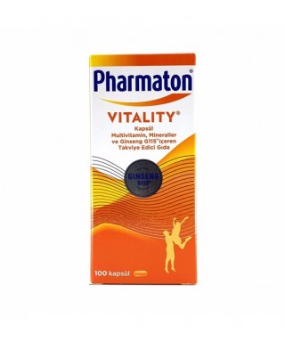Pharmaton Vitality Multivitamin 100 Kapsül