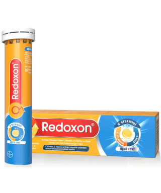 Redoxon 3'lü Etkili 15 Efervesan Tablet (S.K.T 12-2025)