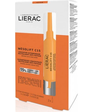 Lierac Mesolift C15 Anti-Fatigue Concentrate Serum 2 x 15 ml C Vitamini Serumu