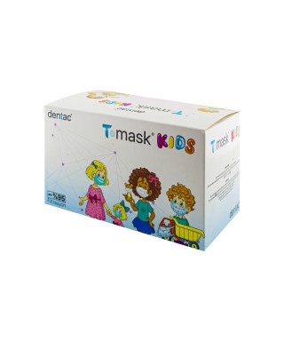 Dentac T-Mask 3 Katlı Çocuk Maskesi 50 Adet