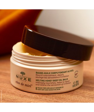 Nuxe Reve De Miel Melting Honey Body Oil Balm Ultra Nemlendirici Yatıştırıcı ve Onarıcı Yağ Krem 200 ml