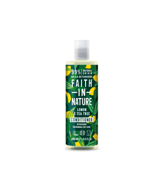Faith In Nature Lemon & Tea Tree Conditioner ( Ferahlatıcı Saç Bakım Kremi ) 400 ml