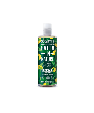 Faith In Nature Lemon & Tea Tree Shampoo ( Ferahlatıcı Saç Bakım Şampuanı ) 400 ml