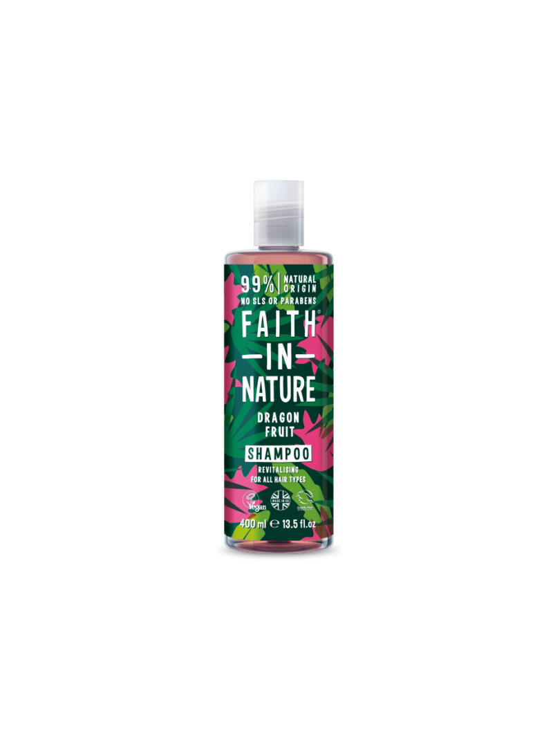 Faith In Nature Dragon Fruit Shampoo ( Canlandırıcı Saç Bakım Şampuanı ) 400 ml